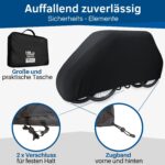 HiLo sports Fahrradschutzhülle für 2 E-Bikes – 600D Ripstop Heckträgerabdeckung wasserdicht – Bild 6