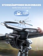 JOYROOM Fahrradhalterung 360° drehbar mit Silikon-Stoßdämpfung – Smartphone Halter 4,7-7,0 Zoll – Bild 2