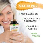 2x VROODY Weihrauchkapseln 500mg Boswellia + Curcuma – Hochdosiert vegan – Bild 7