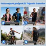 Meayll Laufweste mit Trinksystem – 7 L Volumen, 500 ml TPU Flasche, Marathon & Trailrunning – Bild 7