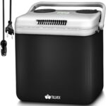 tillvex Kühlbox 32L elektrisch – Kühl- & Wärmefunktion für Auto, Camping & Urlaub