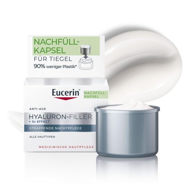 Eucerin Hyaluron-Filler +3x Effect Nachtpflege 50 ml – Anti-Falten Regenerationscreme