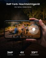 ieGeek 2K Solar Überwachungskamera Aussen – 360° PTZ mit Farb-Nachtsicht & PIR-Bewegungsmelder – Bild 7