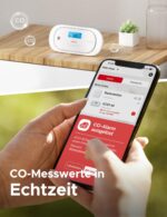 X-Sense XC01-M Kohlenmonoxid-Melder – Funkverbunden mit LCD-Anzeige & App-Steuerung – Bild 2
