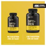 Optimum Nutrition Opti-Men Multivitamin, 180 Tabletten – Männer-Supplement für Energie & Immunsystem – Bild 5