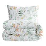 Aisbo Bettwäsche 135x200 4teilig Mikrofaser – Florale Bettgarnitur mit Reissverschluss – Bild 7