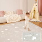 Joypony Krabbelmatte 150x180 cm – Faltbare Spielmatte wasserdicht & rutschfest für Babys