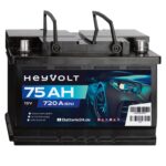 HeyVolt Autobatterie 12V 75Ah 720A/EN – Wartungsfreie Starterbatterie für zuverlässige Motorstarts – Bild 3