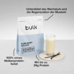 Bulk Pure Whey Isolate 90 – 1kg Proteinpulver mit 26g Protein pro Portion – Bild 2