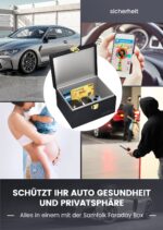 Samfolk RFID Autoschlüssel Faraday Box & Tasche 2er Set – Keyless-Diebstahl-Schutz – Bild 5