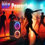 W-KING T9-2 Bluetooth Lautsprecher 115dB – 80W Party Box mit Bass & LED-Lichtshow – Bild 7