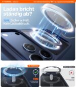 TORRAS Ostand L1 iPhone 17 Pro Hülle mit MagSafe & Titan-Ständer – Militärschutz Matt Blau – Bild 3