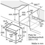 Bosch HBA272BB3 Einbau-Backofen 60x60 cm – Pyrolyse & 3D-Heisluft, Stiftung Warentest GUT – Bild 3