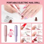 PEACECOLOR Gel Nagellack Set mit UV Lampe & elektrischer Nagelfräser – 40-teiliges Starter-Set – Bild 5