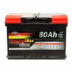 SMC Speed Max 80Ah 12V Autobatterie – Starterbatterie mit 750A Kaltstartstrom – Bild 3