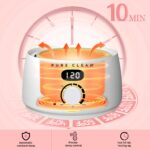 PURECLEAN Waxing Set – Digitale Wachsmaschine mit 4 Wachsperlen-Packungen & Nachwachspflege – Bild 2