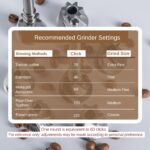 KINGrinder K6 Manuelle Kaffeemühle Eisengrau – 200 Mahlgrade für alle Brühmethoden – Bild 5