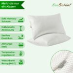 EcoSchlaf® Airflow Orthopädisches Nackenkissen – Memory Foam mit Bambusbezug für alle Schlaftypen – Bild 5