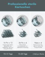 Dr. Pen Ultima M8 Microneedling Stift – Kabellos mit 20 Aufsätzen für Hautverbesserung – Bild 5