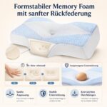 Hypuno Orthopädisches Nackenkissen mit Memory Foam – Ergonomisch für Seiten- & Rückenschläfer – Bild 6