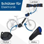 HiLo sports 3-teiliges E-Bike Transportschutz Set – Akku, Motor & Lenker Hülle – Bild 3