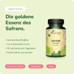 Vegavero Safran Kapseln 120 Stück – 30 mg AFFRON® Extrakt hochdosiert aus Spanien – Bild 2