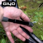 GIYO Super Micro Fahrradreifenpumpe Teleskop – 80 PSI MTB Pumpe mit Presta & Schrader – Bild 9