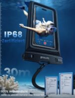 Lamicall IP68 Wasserdichte Handyhülle mit Auftrieb – 2er Set für iPhone & Android bis 7,5 Zoll – Bild 3