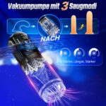 VIJISA Elektrischer Masturbator mit 7 Modi – Teleskop, Rotation & Saugfunktion für Männer – Bild 5
