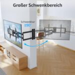 MOUNTUP 962mm Langarm TV-Wandhalterung 42-75 Zoll – Schwenkbar & Neigbar bis 45kg – Bild 5