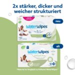 WaterWipes Sensitive+ Baby-Feuchttücher 720er Pack – 99,9% Wasser für empfindliche Haut – Bild 3