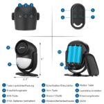 CPVAN CP2-Pro PIR Bewegungsmelder Alarm 125 dB mit Fernbedienung – Sicherheitssystem für Haus & Wohnmobil – Bild 3