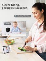 GHB Babyphone 5 Zoll HD mit Nachtsicht & 5000mAh Akku – Sichere Babyüberwachung – Bild 11