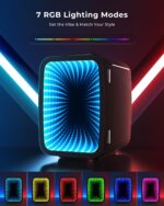 BEICHEN 4L Mini Kühlschrank mit RGB-Beleuchtung – 2in1 Kühl- & Warmhaltefunktion für Gaming & Beauty – Bild 4