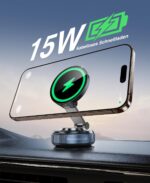Beeasy MagSafe Autohalterung 15W – Wireless Ladegerät & Handyhalter für iPhone 12-17 – Bild 6