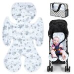 Orzbow Kinderwagen Sitzauflage 78x48cm – Kühlende Gelauflage Universal für Buggy & Babyschale