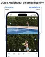 Reolink TrackMix 4K PTZ PoE Überwachungskamera – Dual-Objektiv mit Auto-Tracking & Farbnachtsicht – Bild 4