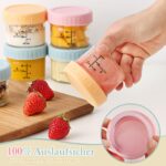 ACEPRUT 14er Set Glas-Behälter für Babynahrung – BPA-frei & auslaufsicher – Bild 4