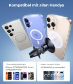 VICSEED Magnetische Handyhalterung Auto Lüftung – MagSafe kompatibel für iPhone & Samsung – Bild 7