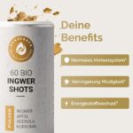 Hansegrün Bio Ingwer Kurkuma Shots (60 Stk.) – Veganes Superfood-Pulver für Immunsystem & Energie – Bild 2
