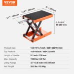 VEVOR Motorradhebebühne 500 kg – Scherenheber mit Sicherheitsverriegelung für Wartung & Reparatur – Bild 7