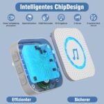 ChunHee Notrufknopf für Senioren – Hausnotruf Kabellos 150m Reichweite mit IP55 – Bild 3