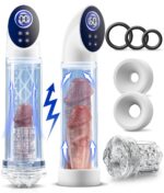 Seekheart Elektrische Penispumpe mit 6 Saugstufen & LCD-Display – Vakuumpumpe für Männer