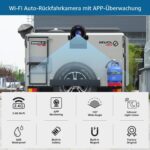 Uzone Kabellose Rückfahrkamera mit Nachtsicht & IP68 Wasserschutz – WiFi-App für Auto & Anhänger – Bild 2