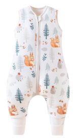 Chilsuessy Baby Schlafsack mit Beinen 1.5 Tog – 2er Pack 100% Baumwolle für 85–95 cm – Bild 6