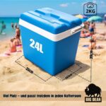 BigDean Kühlbox 24 Liter mit 12 Kühlakkus – Passive Kühlung bis 11 Stunden – Bild 4