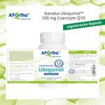 APOrtha Kaneka Ubiquinol CoQ10 100 mg – 60 vegetarische Kapseln mit patentiertem Rohstoff – Bild 4
