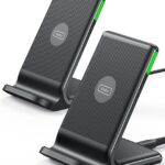 INIU Wireless Charger 2er Set mit 15W Schnellladung – Kabellose Ladestation für iPhone & Samsung