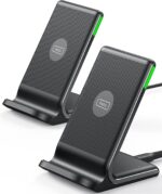 INIU Wireless Charger 2er Set mit 15W Schnellladung – Kabellose Ladestation für iPhone & Samsung
