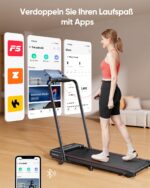 Toputure Laufband mit 9% Neigung & 2.5HP Motor – Klappbares Walking Pad für Zuhause & Büro – Bild 6